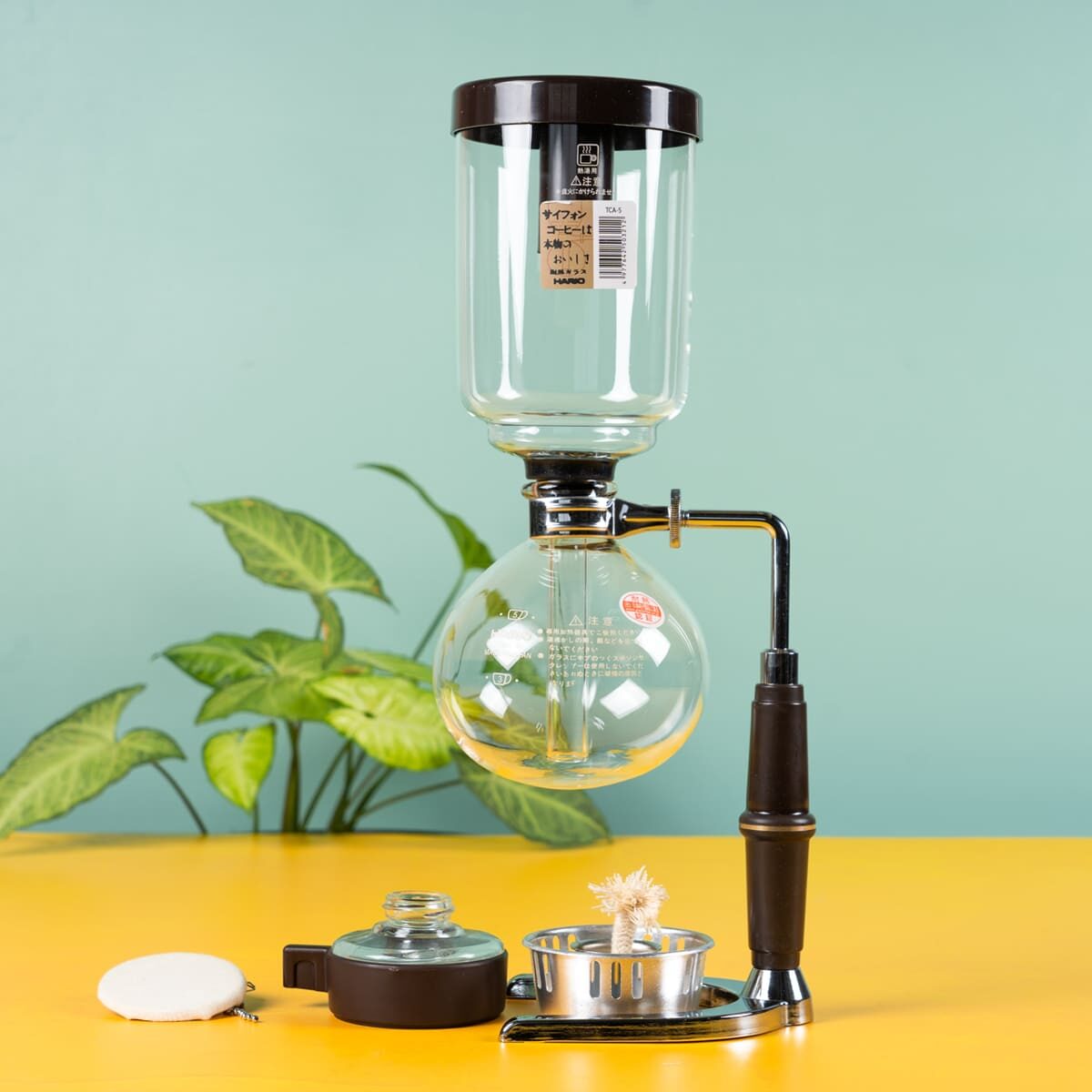 Cafetera Syphon para 3 tazas, Cafetera Syphon 5 tazas + café gratis