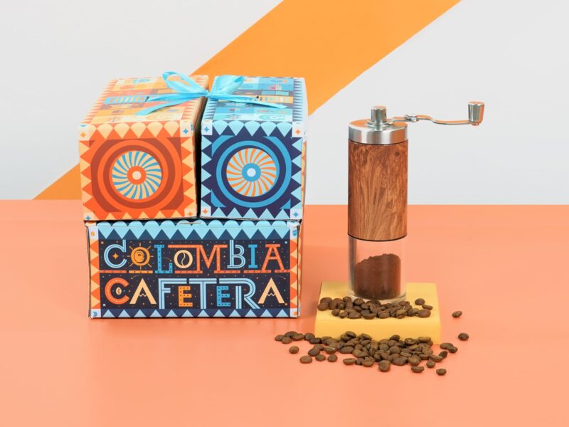 landing navidad molino - Kit Colombia Cafetera: molino, prensa, café y cuchara