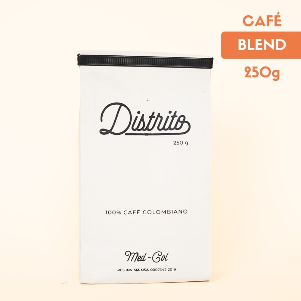 cafe especial blend de la casa 250g - Distrito Cafetero cafe especial blend de la casa 250g - Kit regalo Moka italiana + Molino
