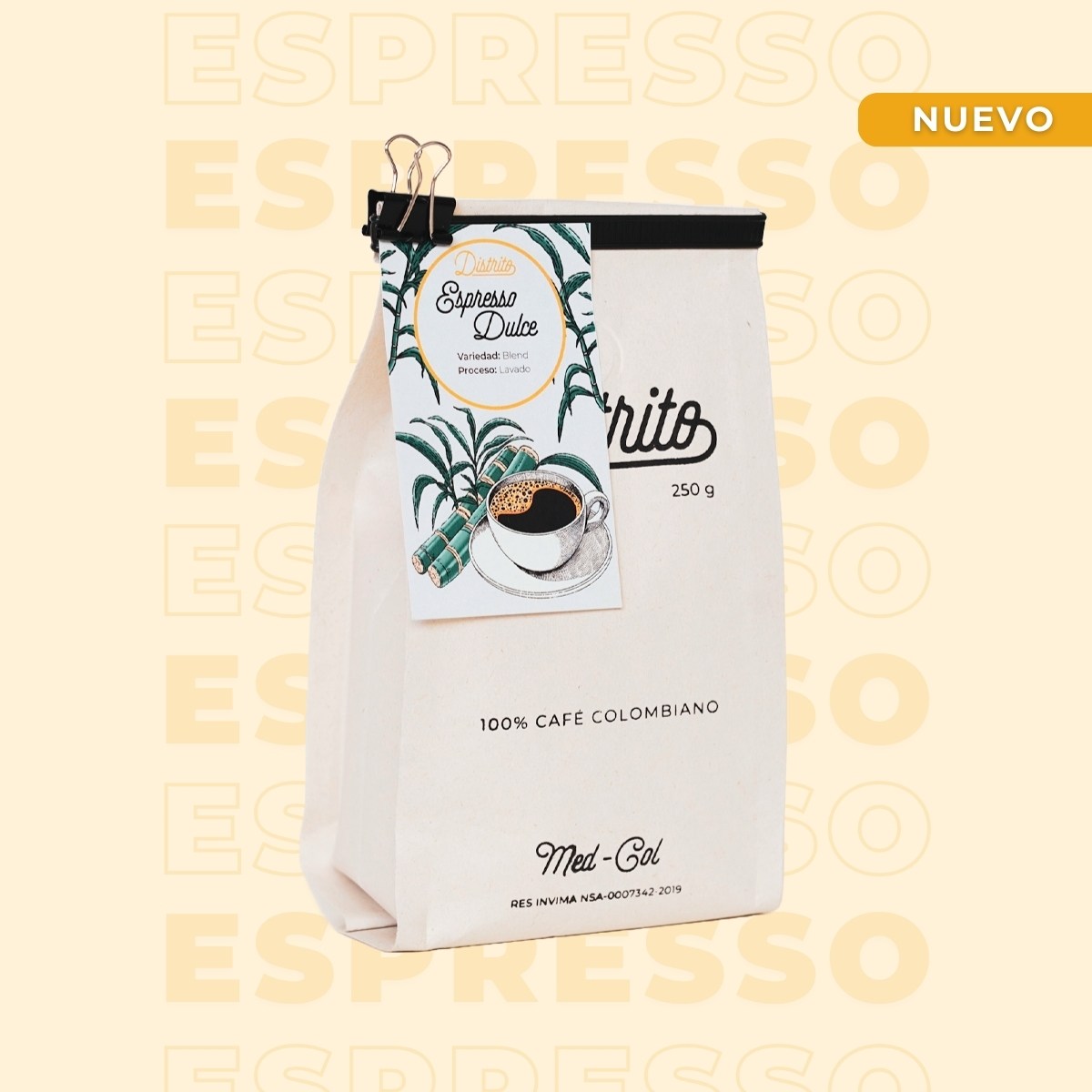 Espresso dulce - Café Colombiano - Café de Especialidad
