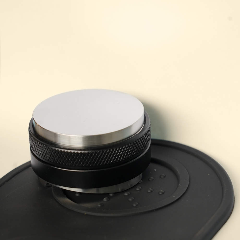 Tamper calibrado para cafe en goma - Tamper distribuidor para café 58mm