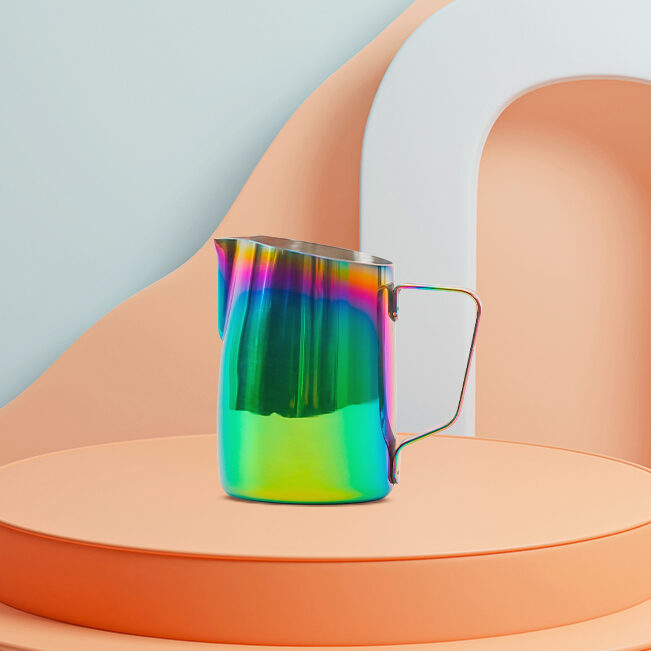 pitcher para arte latte tornasol