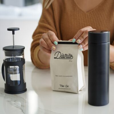 regalo kit cafetero termo digital café