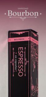 Bourbon rosado cápsulas + máquina cápsulas