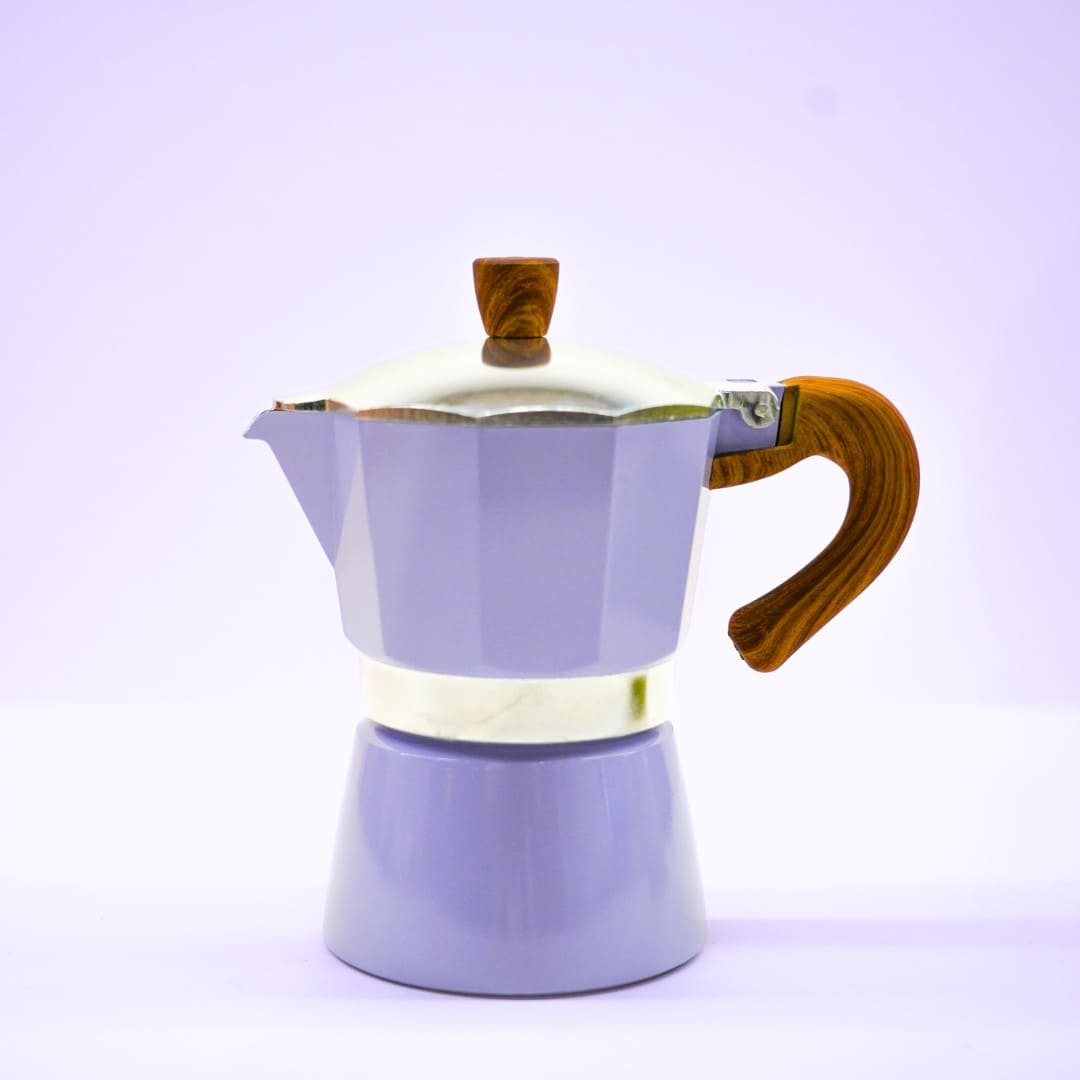 cafetera moka italiana lila - Distrito Cafetero cafetera moka italiana lila